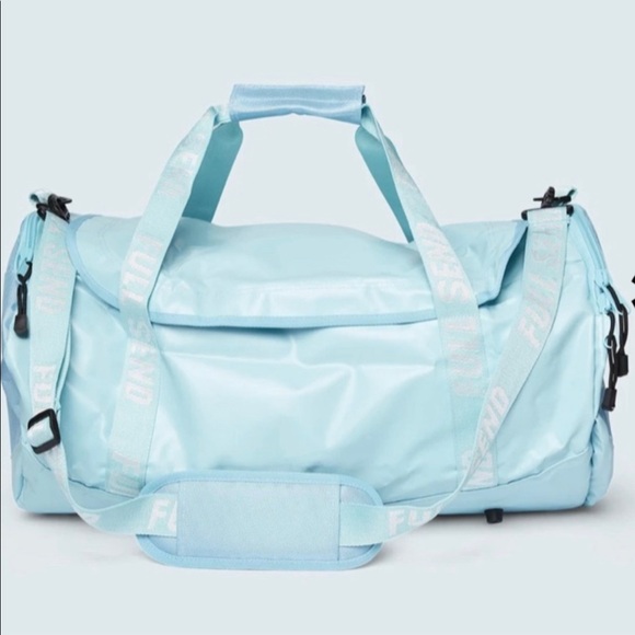 Nelk boys light blue duffel bag